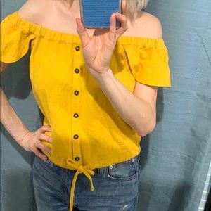 Madewell XS off shoulder top